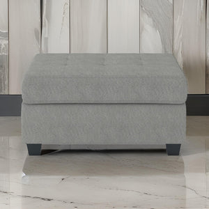 English Elm Aston Tufted Microfiber Storage Ottoman with Lift Top for Living Room Seating B056P416901