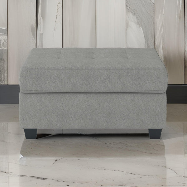 English Elm Aston Tufted Microfiber Storage Ottoman with Lift Top for Living Room Seating B056P416901