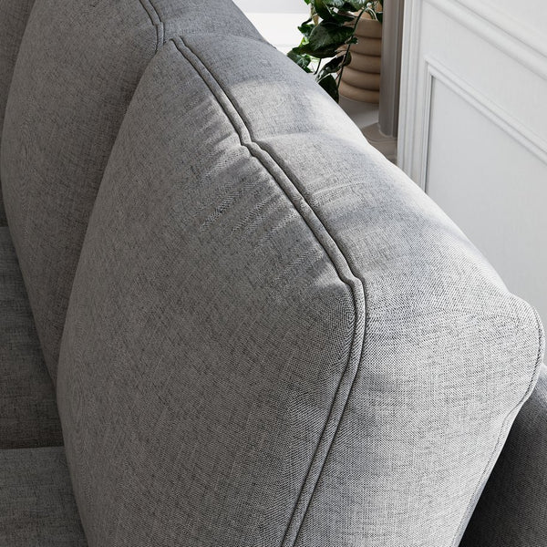 English Elm 3 Piece Living Room Sofa Set - Modern 3-Seater Sofa, Loveseat & Accent Chair For Cozy Spaces W680S00086