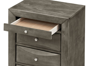 English Elm Marilla G1505-LC Lingerie Chest Gray — 7-Drawer Felt-Lined Top, Dovetail Drawers, Solid Veneer Craftsmanship B078107815