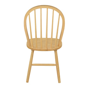 English Elm Christopher Knight Home® - 36 Farmhouse High Back Spindle Dining Chair Set of 2 — Solid Rubberwood, Windsor Back, 300 lb Capacity Natural N771P278374K