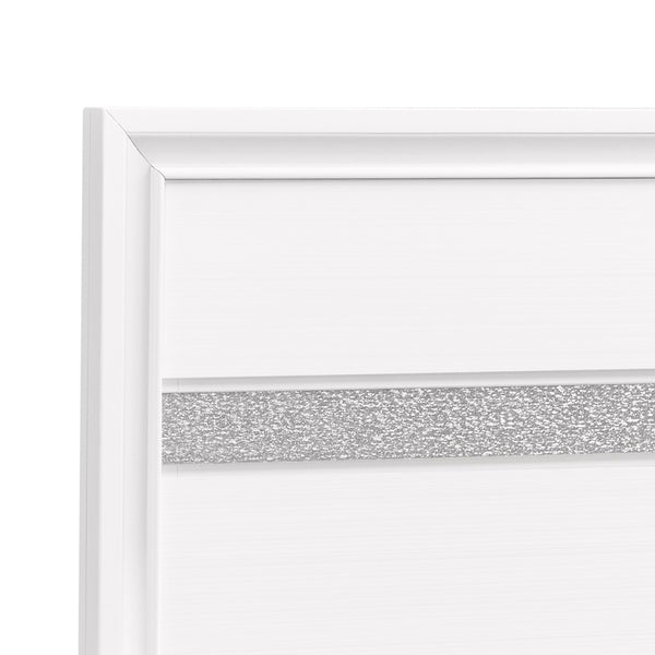 English Elm Madrid Twin Bed With Storage Drawers - Modern White Laminate Design For Small Spaces & Comfort B078S00614