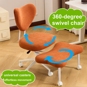 English Elm Meditation Chair - Ergonomic Cross-Legged Seat With Lumbar Support & Adjustable Cushion For Comfort W3248P399631