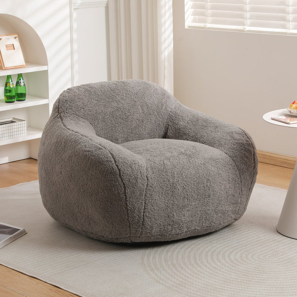 English Elm Bean Bag Chair - Ultra-Comfy Memory Foam Giant Sofa With Armrests For Living Room & Bedroom Use W2200P247796