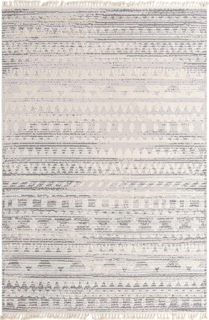 Unique Loom Arlo Avery Machine Made Tribal Rug Sandy Beige, Blue/Gray 9' 10" x 14' 1"