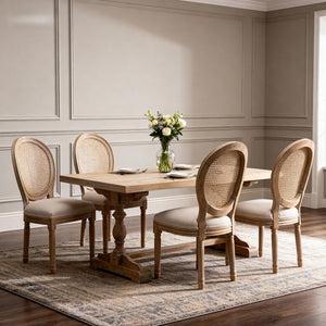 English Elm French Country Barstools Solid Wood Cabriole Legs Upholstered Cushion Set of 2 W1622P411782