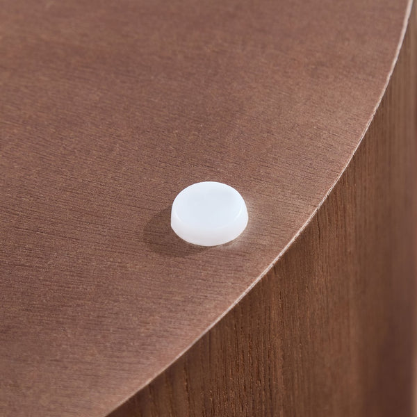 English Elm 35.04''fiberglass Round Coffee Table Faux Marble Finish Low Profile Modern Living Room W2582S00190