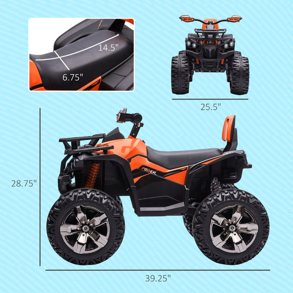 English Elm Aosom Kids Pedal Go Kart Sporty Ride on with Adjustable Seat and Eva Wheels W2225P229270