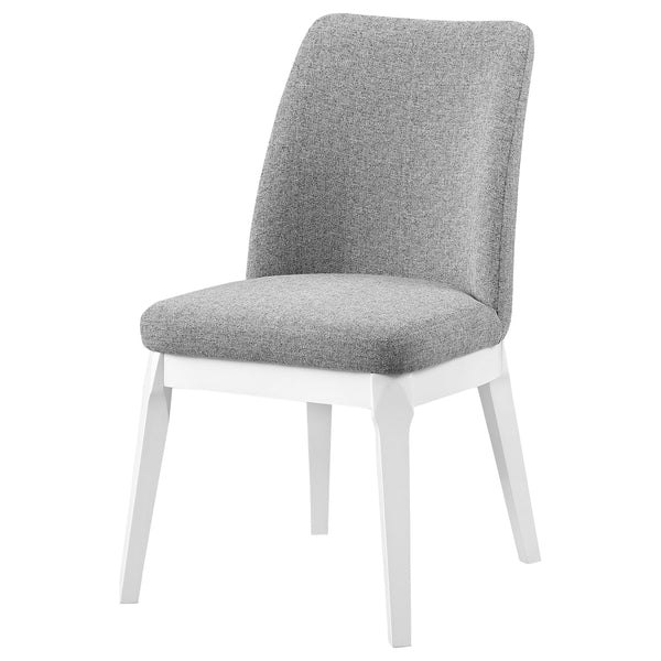 English Elm Rupert Light Grey Upholstered Dining Side Chair Set of 2 — Tall Curved Backs, Plush Seats, Durable Fabric Comfort B062P299821