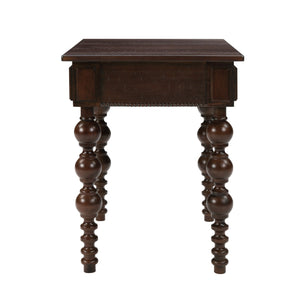 English Elm Solid Wood Coffee Table Set with Drawer Vintage-Inspired Acacia Veneer, Sturdy Rubberwood Legs, Easy No-Tool Assembly Espresso W1202S00014