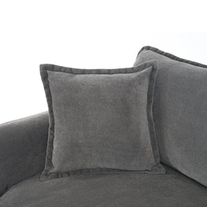 English Elm Oversized Chenille Accent Chairs Set of 2 Plush Foam Seat Modern Living Room Lounge W3163S00094