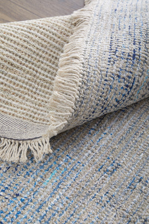 Feizy Rugs Caldwell Handwoven Wool And Viscose Area Rug - Timeless Transitional Charm For Elegant Spaces Gray,Blue,Ivory Wool,Viscose 8798108fblu000f50