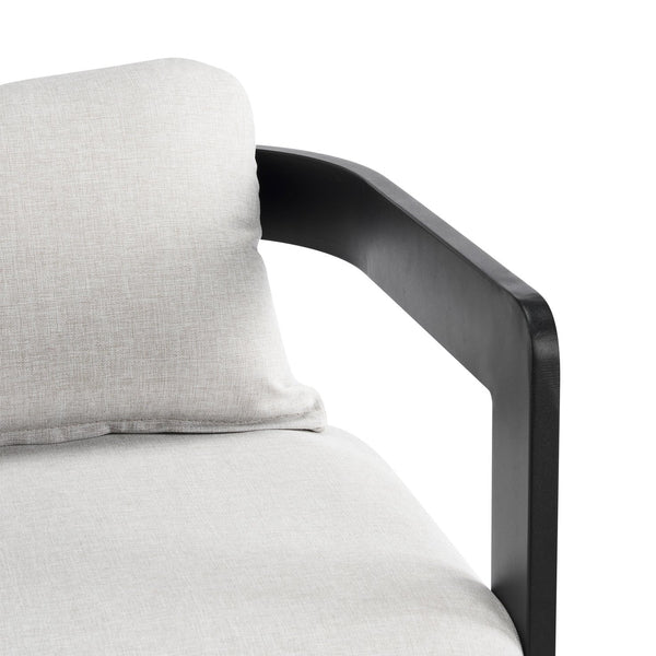 English Elm Christopher Knight Home® - Pula Weatherproof Aluminum Counter Stools Set of 2 — Black Frame, Grey Olefin Cushions, Ergonomic Bar Chairs N775P361567G