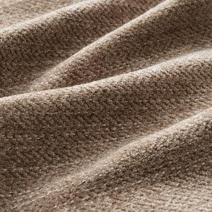 English Elm Modular L-Shaped Sectional Sofa With Movable Ottoman, Premium Chenille, Ergonomic Comfort Design W714S01378