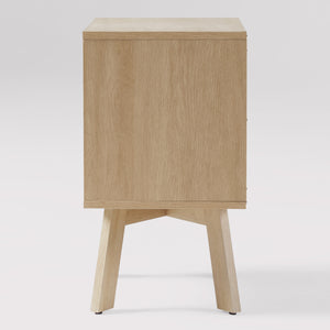 MCM 20" 1 Drawer Nightstand Coastal Oak FRAB4CCO Walker Edison