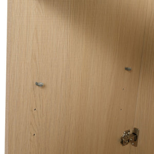 English Elm 36" Freestanding Bathroom Vanity Plywood Base Soft-close Doors Dune Oak Finish W999P392894