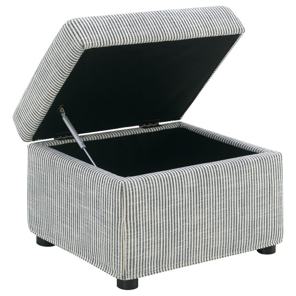English Elm Merced Fabric Ottoman with Hydraulic Lift Top and Hidden Storage for Living Rooms B062P451982