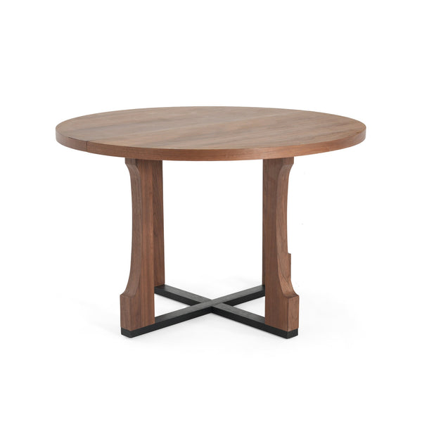 English Elm Christopher Knight Home® - 48" Round Dining Table - Farmhouse Charm With Durable Wood, Seats 4, Perfect For Small Spaces! N771P240936T