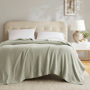 English Elm 1 Premium Twin Blanket Crafted from 100% Certified Egyptian Cotton for Luxurious Softness and Durability Sage Green 15.75 L x 12.6 W x 3.15 H B035P381291