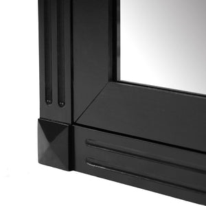 English Elm 36'' Wall Mounted Medicine Cabinet with Dual Mirrors Soft Close Doors Bathroom Storage Black N710P371186B