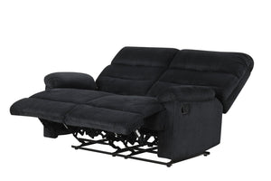 English Elm Lucie Velvet Corded Reclining Loveseat for Dens and Media Rooms Plush Textured Seating B078P473029