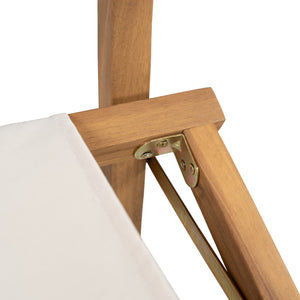 English Elm Christopher Knight Home® - Outdoor Rope Woven Acacia Dining Chair Set with Breathable Backrest and Durable Weather‑Resistant Wood Light Teak 44.25 L x 24.5 W x 10.5 H N776P247429L