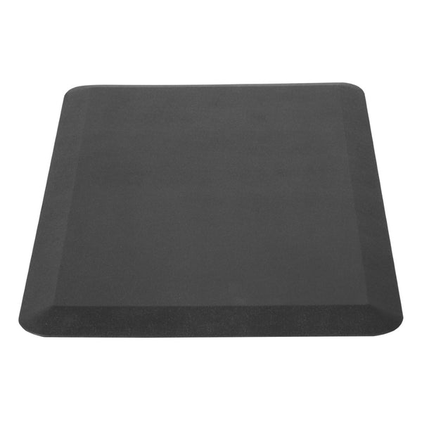 OSP Home Furnishings Black Memory Foam Anti-fatigue Standing Mat with Non-slip Base for Desk Workstations AM2030B