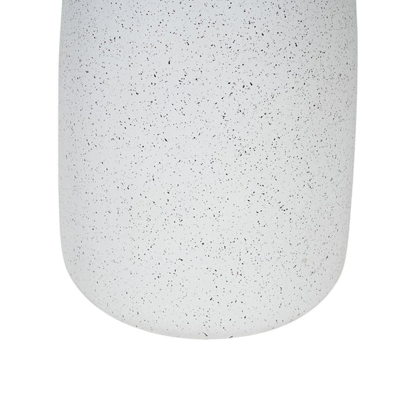 English Elm Tess Mgo Marble Finish Outdoor Umbrella Base and Patio Side Table Weatherproof N775P362748W