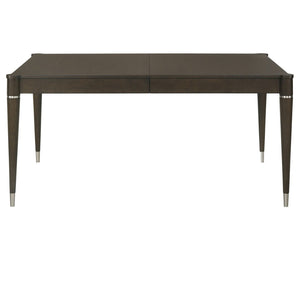 English Elm Blakely Ash Veneer Extension Dining Table with Tapered Legs for Transitional Spaces B062P451702