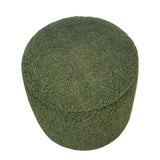 Chapel Hill Tara  Round Storage Ottoman CH101-0018 Green