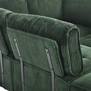 English Elm United We Win U-Shaped Modular Sectional Sofa With Reversible Chaise - 6-Seat Comfort & Style W1568S00156-GIGA