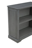 OSP Home Furnishings Country Meadows 2-Shelf Bookcase Plantation Grey