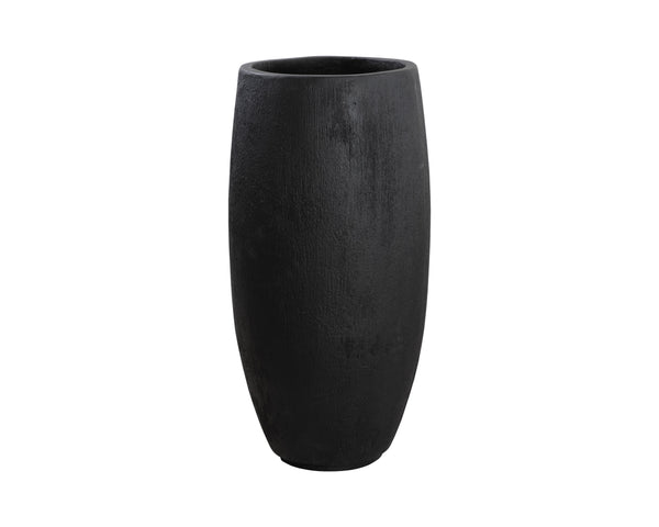 Sunpan Coleus Planter - Stylish Round Design in Durable Concrete, Perfect for Indoor & Outdoor Spaces Tall - 33.75W x 20.25D x 40H