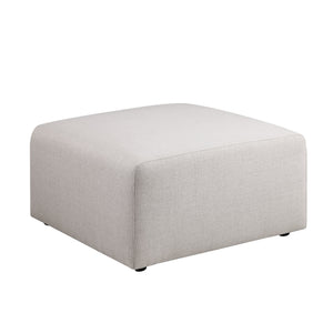 English Elm 01 Ottoman Beige Modular Chenille U-Shaped Sofa Sectional – Solid Wood Frame, Flexible Reconfiguration W1099P361838