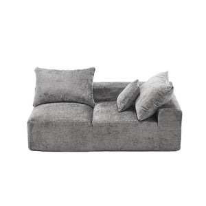 English Elm United Two-Person Sofa - Soft Chenille Upholstery, Versatile Comfort For Lounging & Work Spaces W1568P222615-GIGA