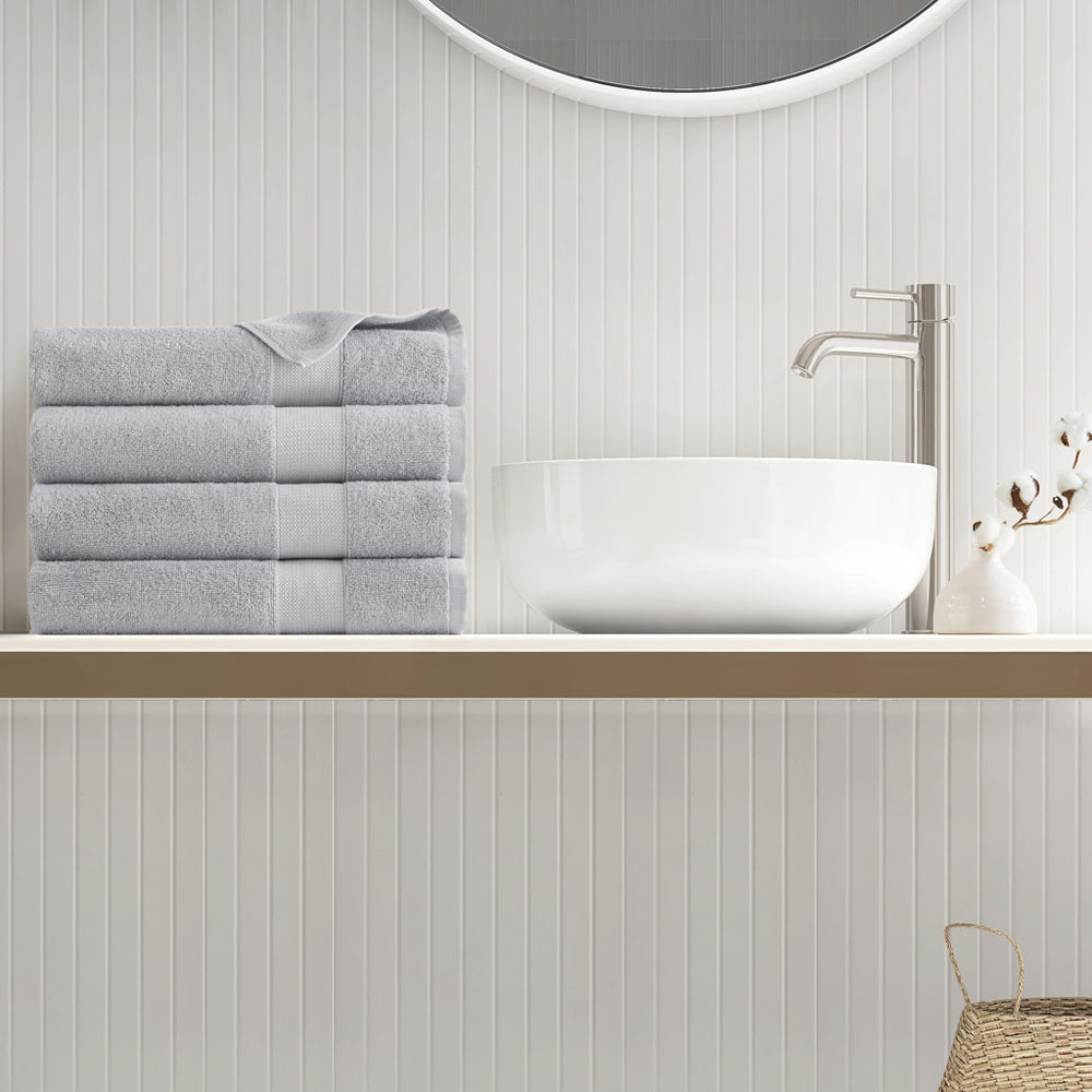 JLA Home Comfort Spaces - 500GSM Plush Towel Set - 100% Turkish Cotton, Spa-Soft, Highly Absorbent, Quick-Dry, Oeko-Tex Certified AM73-0231