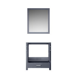 English Elm Dark Grey Bath Vanity Set With Mirror - 30" W X 22" D, Modern Design For Small Bathrooms, Ready To Install B2731S00503