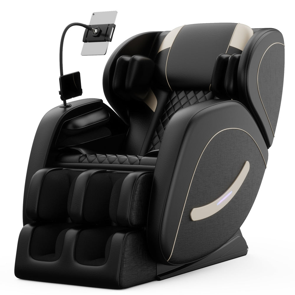 English Elm Massage Chair Recliner For Ultimate Relaxation - Zero Gravity, Full Body Air Pressure Therapy W1875P224671