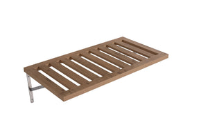 English Elm Modern Slim Wall Shelf with Mounting Brackets for Bathroom Vanity or Kitchen T3785P396521