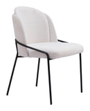 Jambi Dining Chair - Set of 2 Ivory 109965 Zuo Modern