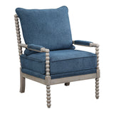 OSP Home Furnishings Abbott Chair Azure