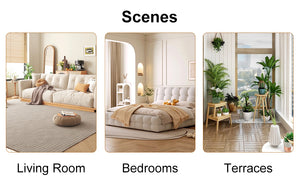 English Elm A natural deep red wooden coffee table with rattan accents, sleek modern design and easy 10-15min assembly W1512P363031