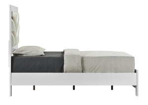 English Elm Moreland Twin Bed Faux Leather Headboard White Laminate Finish for Teen Rooms B078P497904