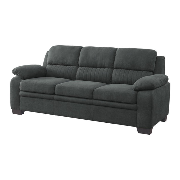 English Elm Hugh Channel Tufted Sofa Seats Three with Pocket Coil Cushions for Living Room B056P416893
