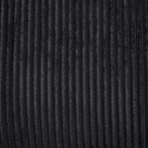 English Elm 33 Inch Oversized Swivel Corduroy Lounge Chair with Plush Chenille Cushioning and Support Springs Black W1829P265018