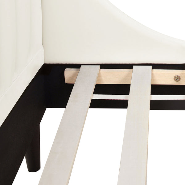 English Elm Jennifer Taylor Home - Aspen King Platform Bed Set – Cloud White Velvet Tufted Headboard For Stylish Bedroom Comfort B2719P238523