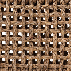 English Elm Modern Handcrafted Seagrass Woven Mahogany Counter Stool for Kitchen Island B2750P467868