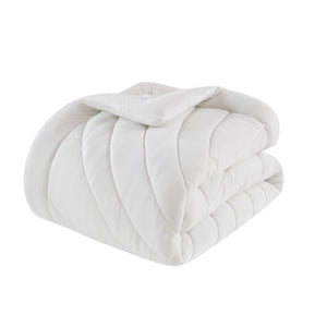 English Elm 2 Piece Jersey Knit Quilted Comforter Set Hypoallergenic Soft Twin Bedding B035P319897