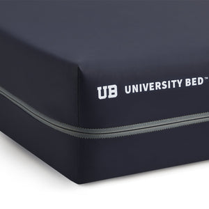 English Elm 10" University Bed Mattress Encasement Protector Twin XL Navy - Breathable Antimicrobial Durable Polyurethane Defense_x000F_ B350P394845