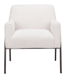 Charleston Accent Chair Cream 109524 Zuo Modern